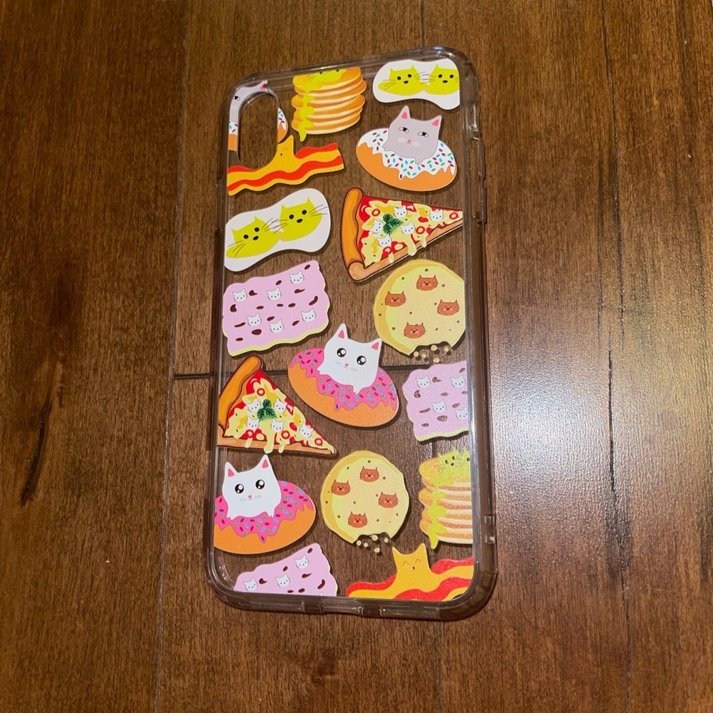 Iphone  XS Max cat/food case.